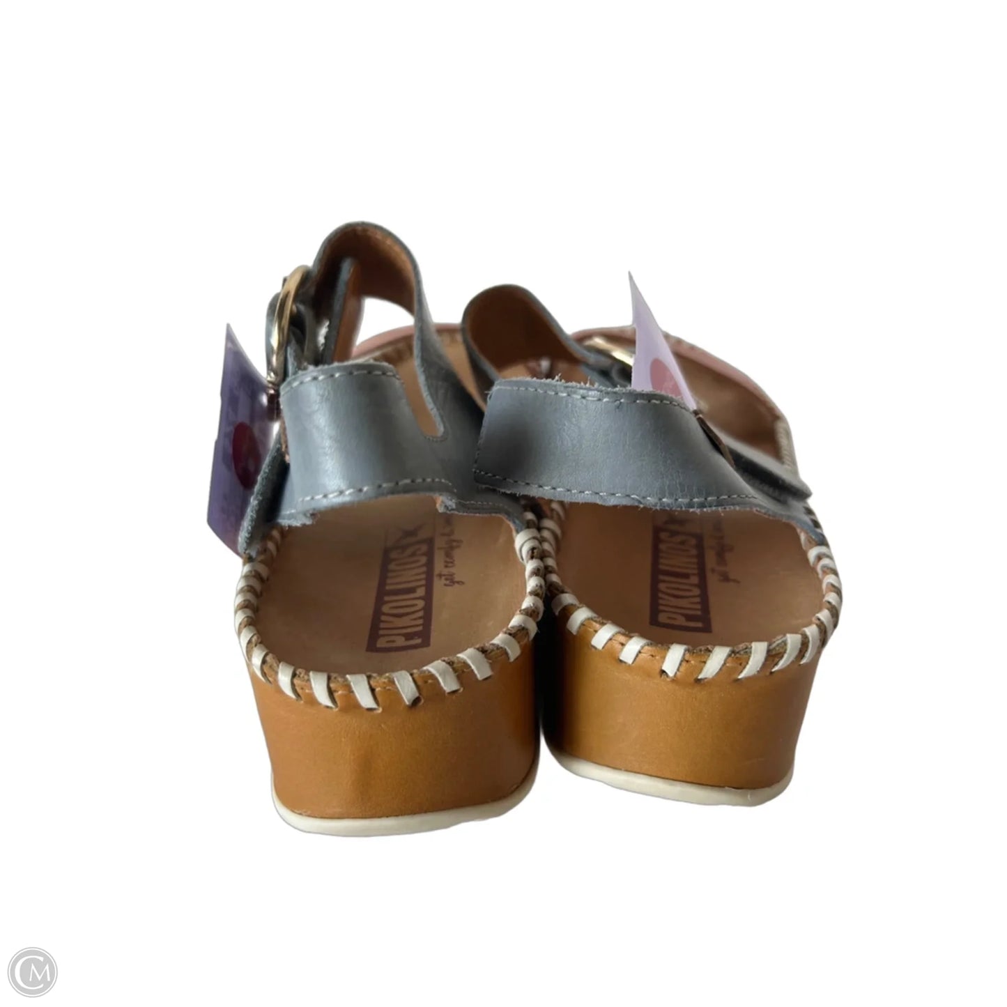 Sandals Flats By Pikolinos In Blue & Orange, Size: 8.5