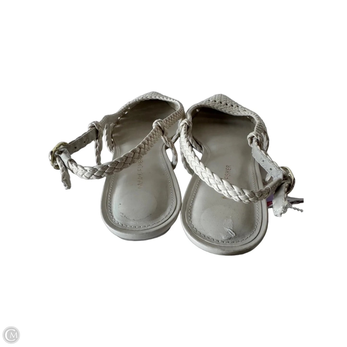 Shoes Heels Kitten By Marc Fisher In White, Size: 8