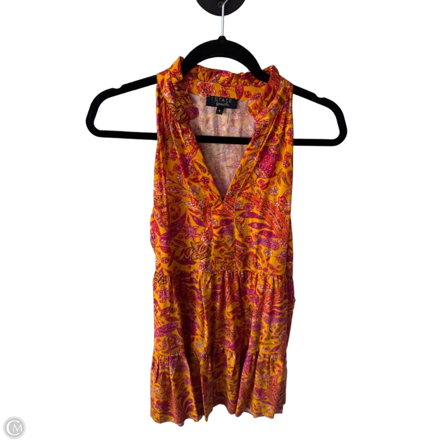 Dress Casual Short By 1.state In Orange & Pink, Size: S