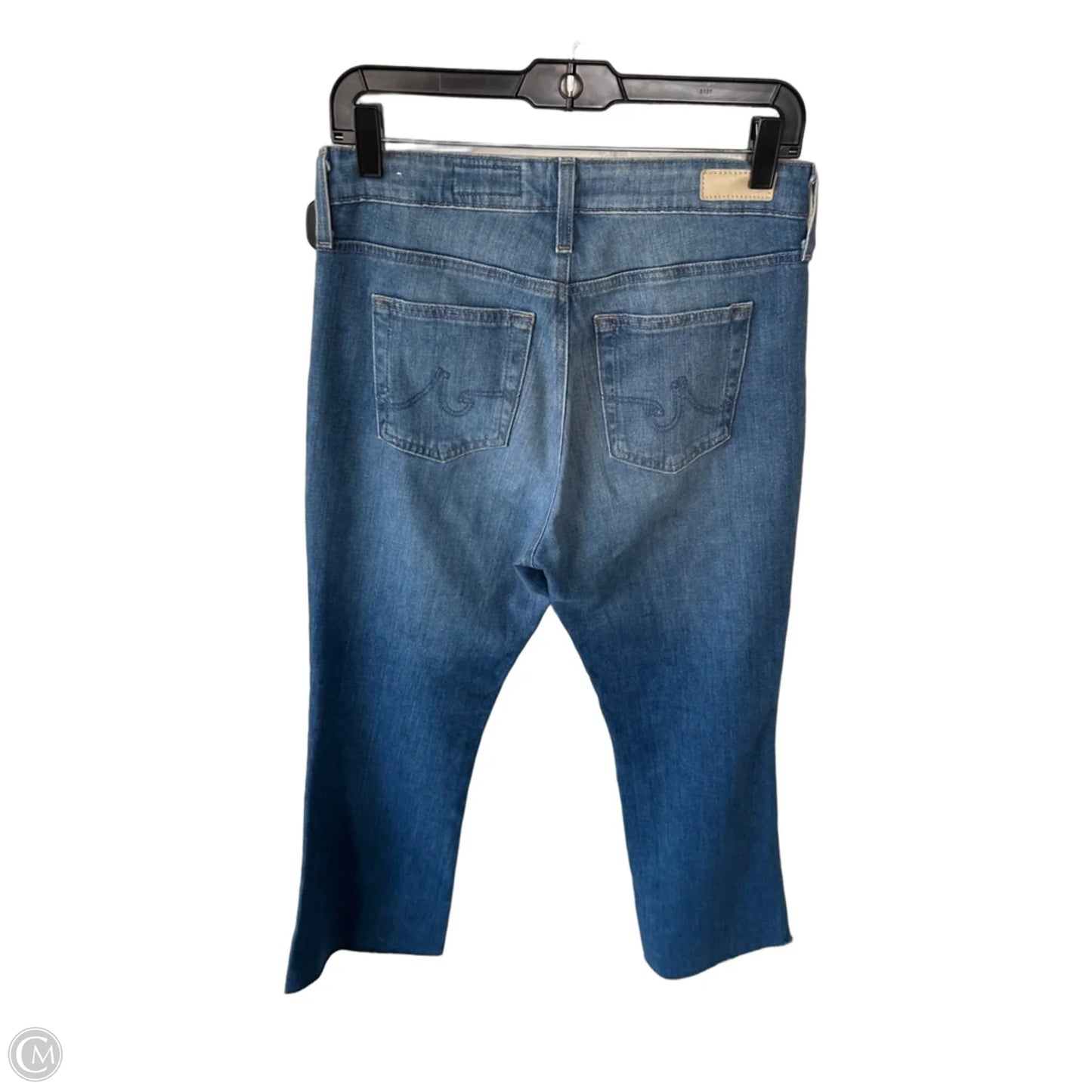 Jeans Cropped By Ag Jeans In Blue Denim, Size: 6
