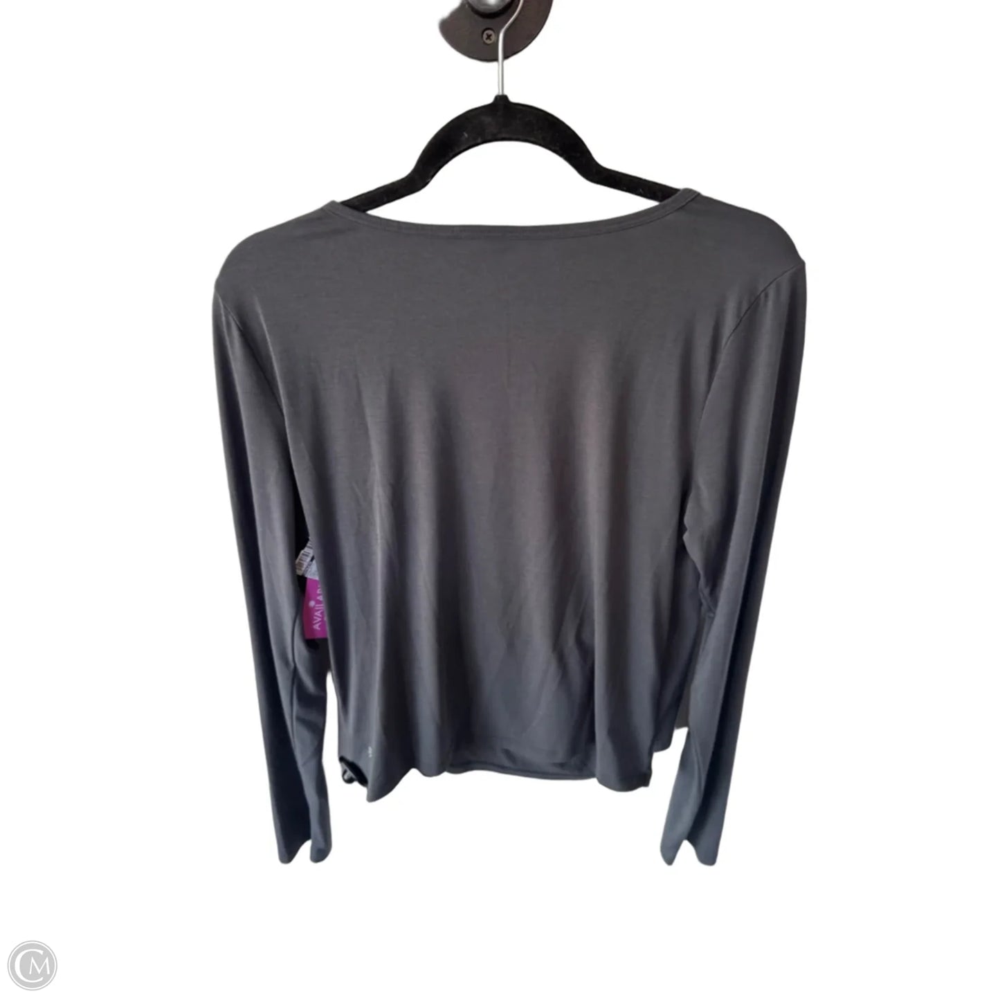 Athletic Top Long Sleeve Crewneck By Athleta In Grey, Size: L