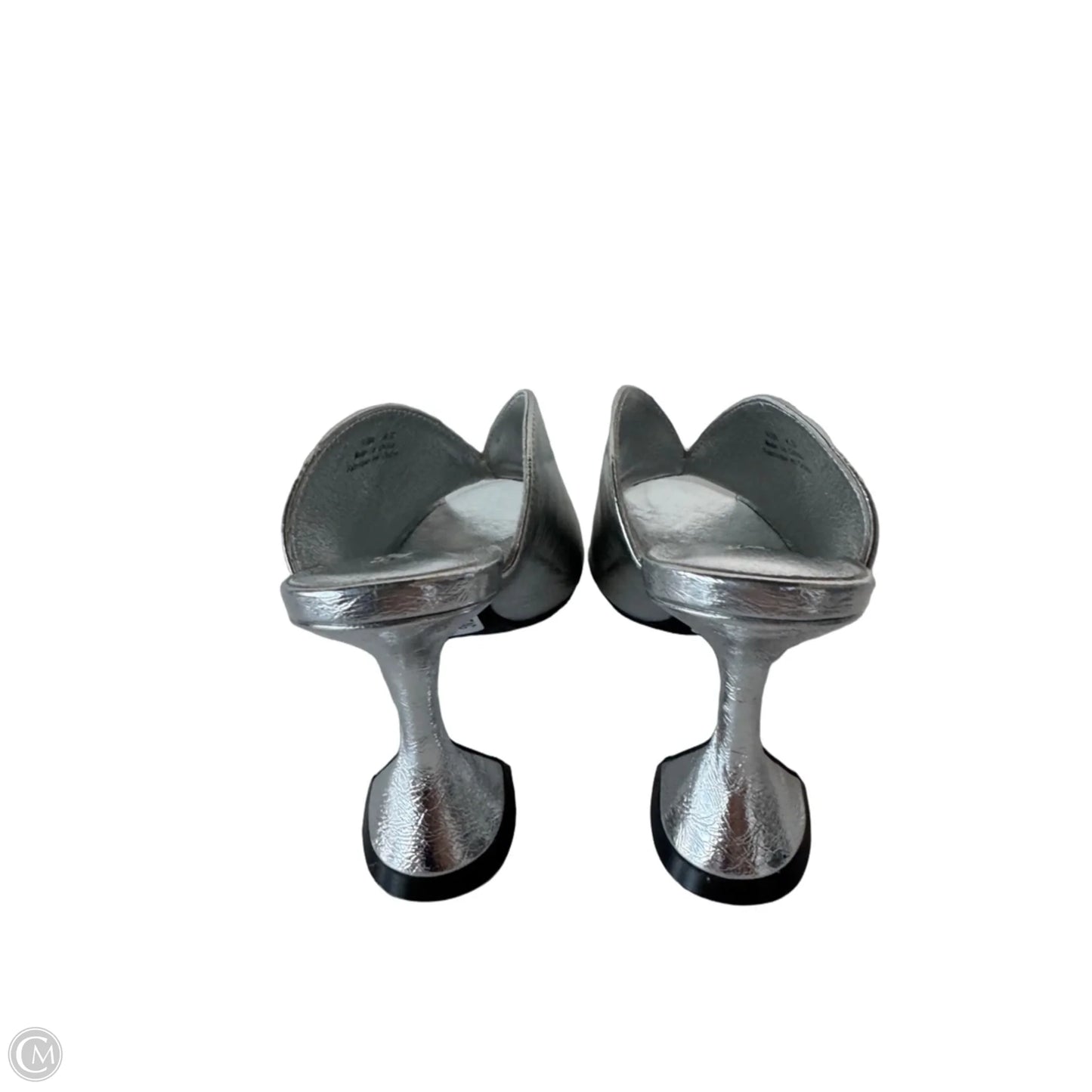 Shoes Heels Block By Jeffrey Campbell In Silver, Size: 6.5