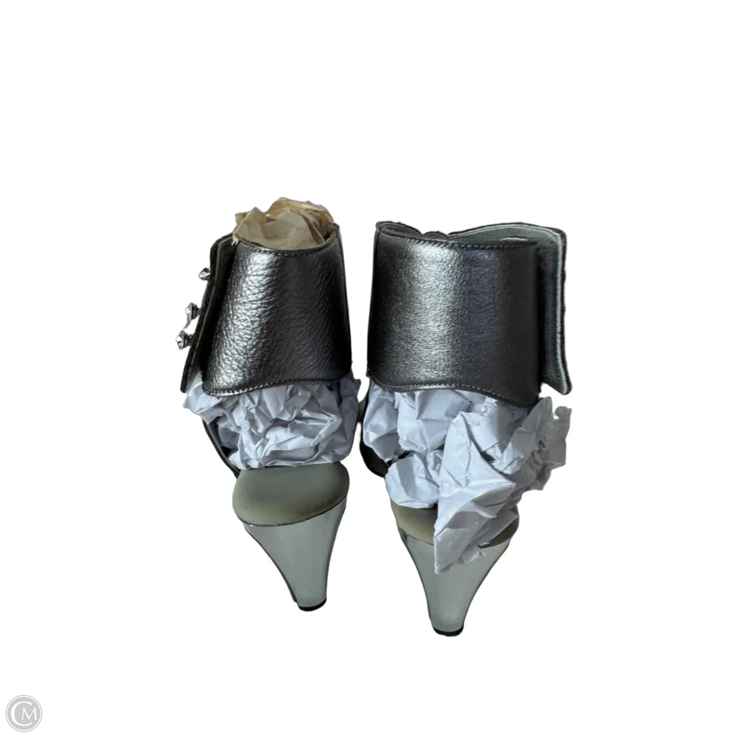 Shoes Heels Block By Cmc In Silver, Size: 6