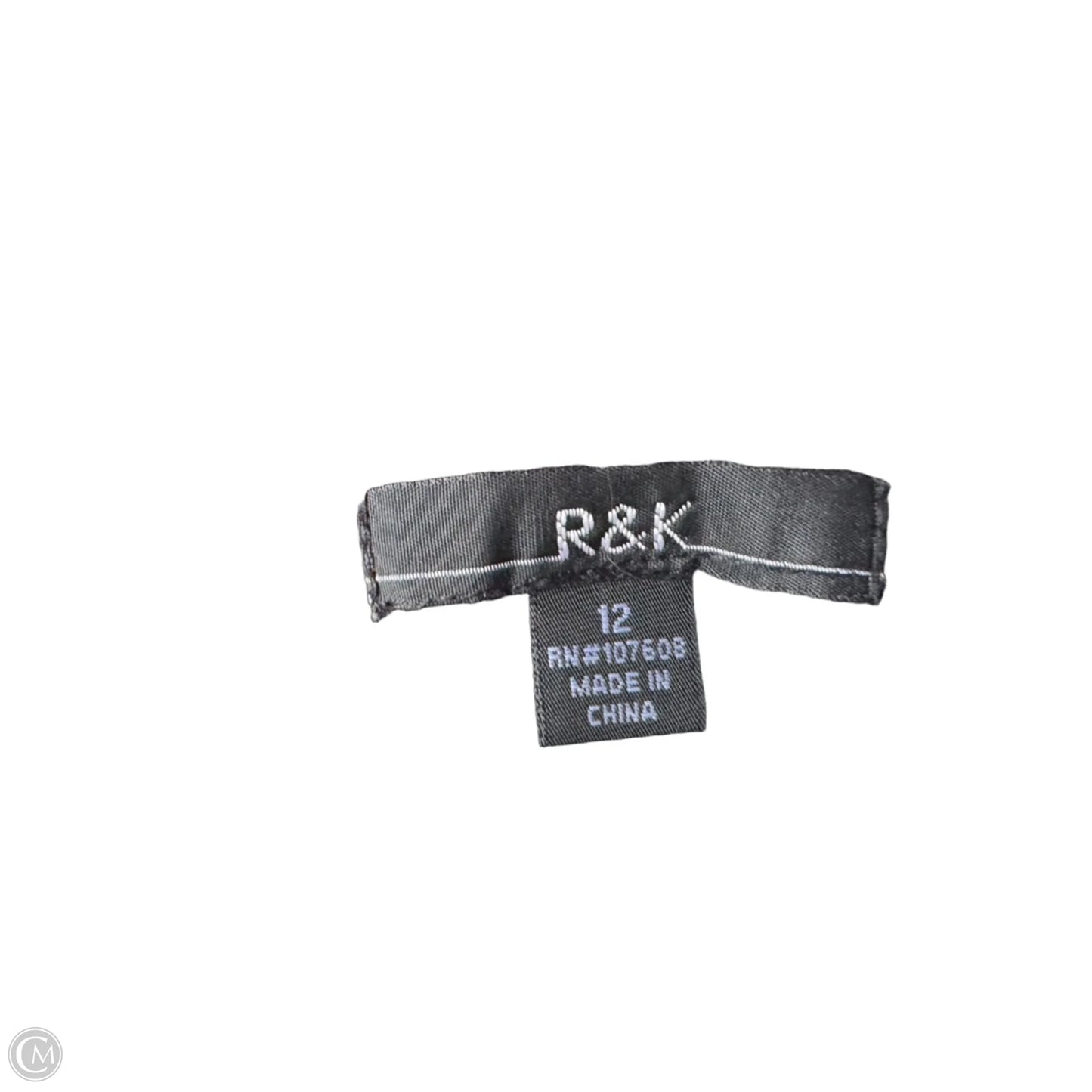 Dress Casual Short By R And K Originals In Black & White, Size: L