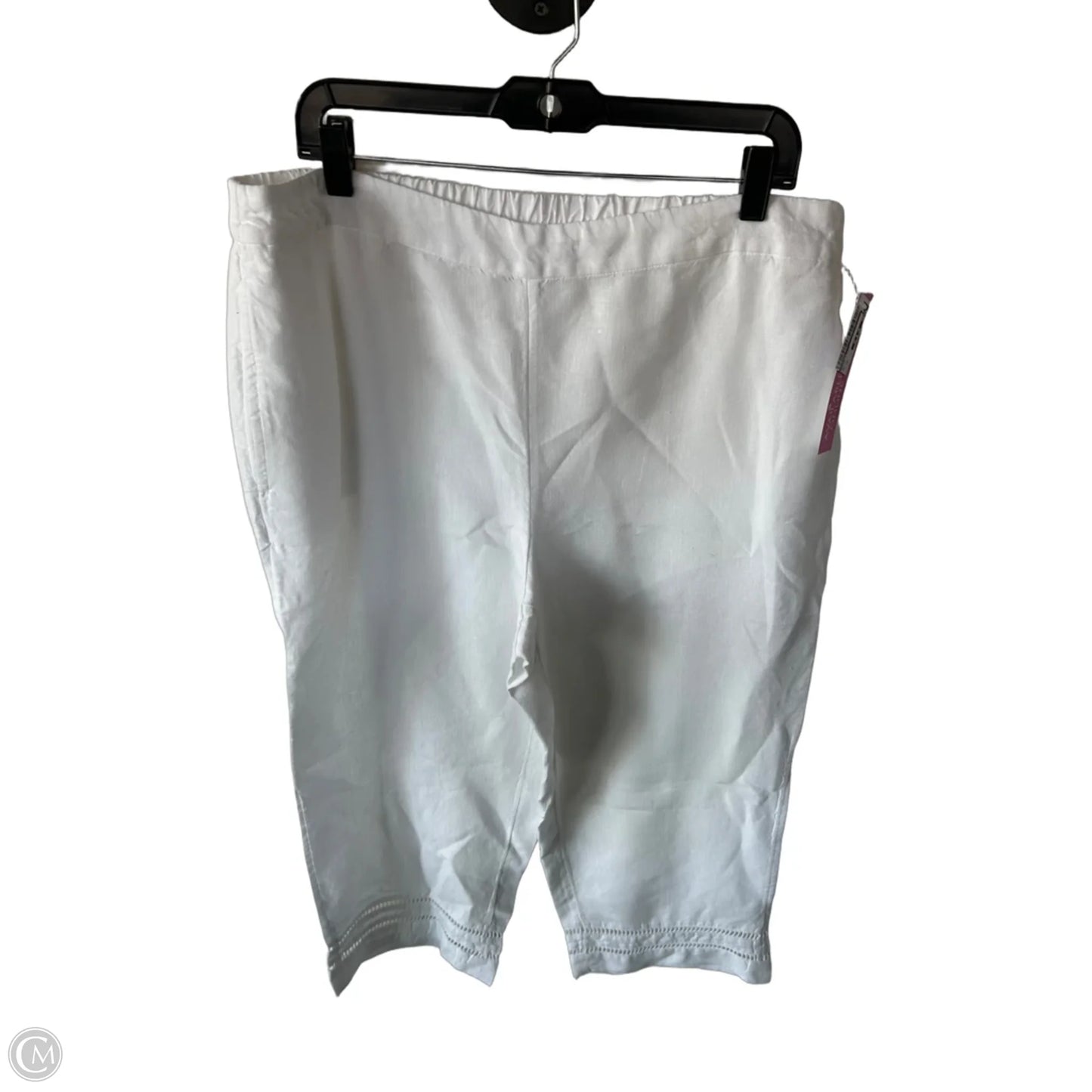 Pants Linen By Chicos In White, Size: 16