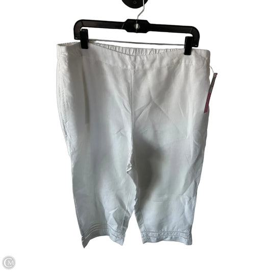 Pants Linen By Chicos In White, Size: 16