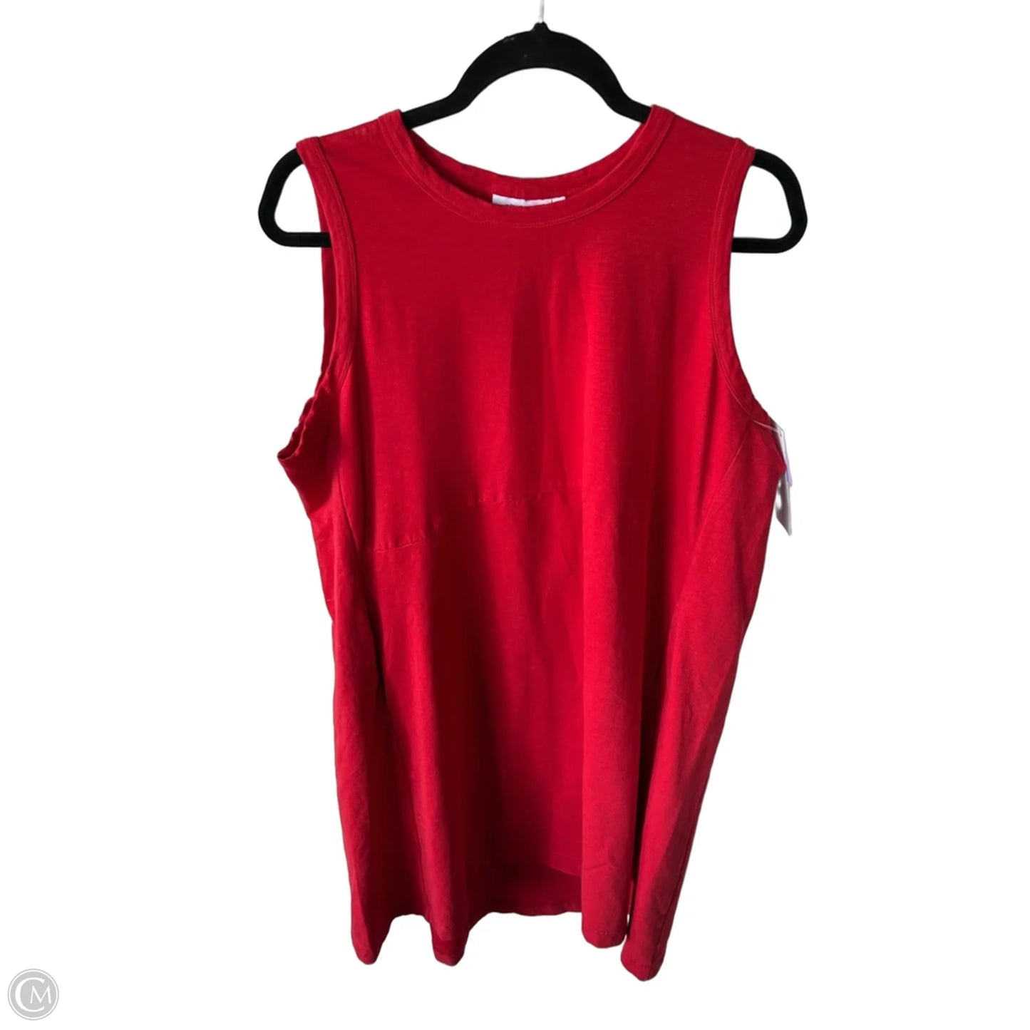 Dress Casual Midi By Chicos In Red, Size: Xl