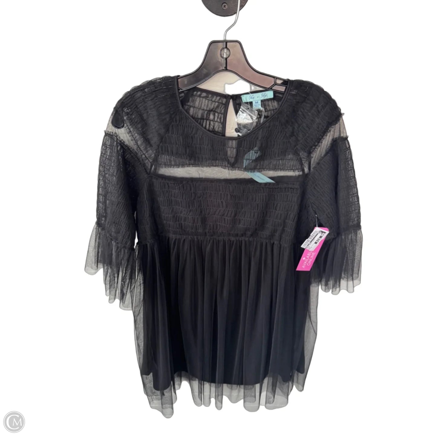 Dress Party Short By She + Sky In Black, Size: M