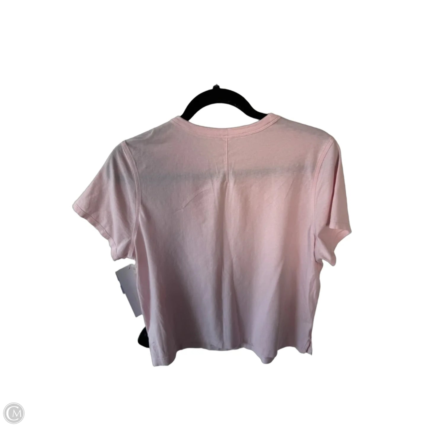 Athletic Top Short Sleeve By Lululemon In Pink, Size: S
