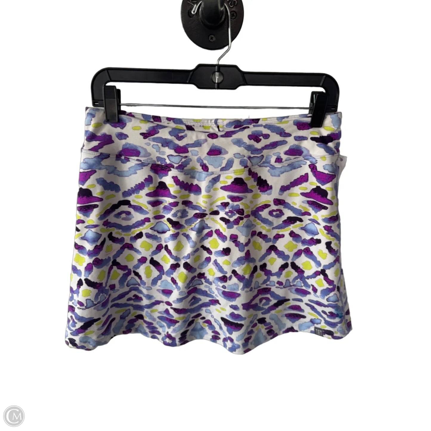 Athletic Skort By Title Nine In Purple & White, Size: 8