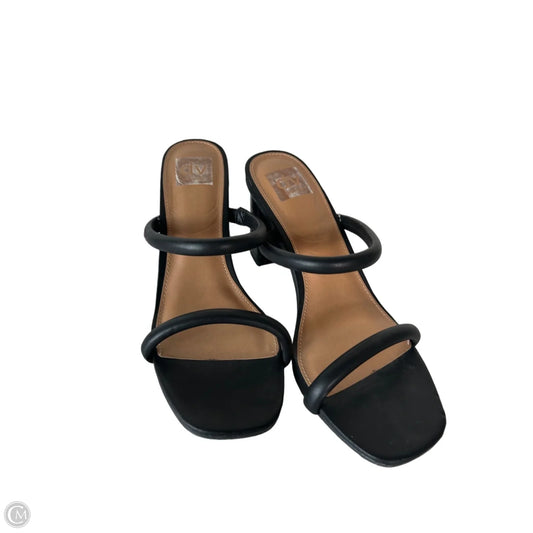 Sandals Heels Block By Dolce Vita In Black, Size: 9.5