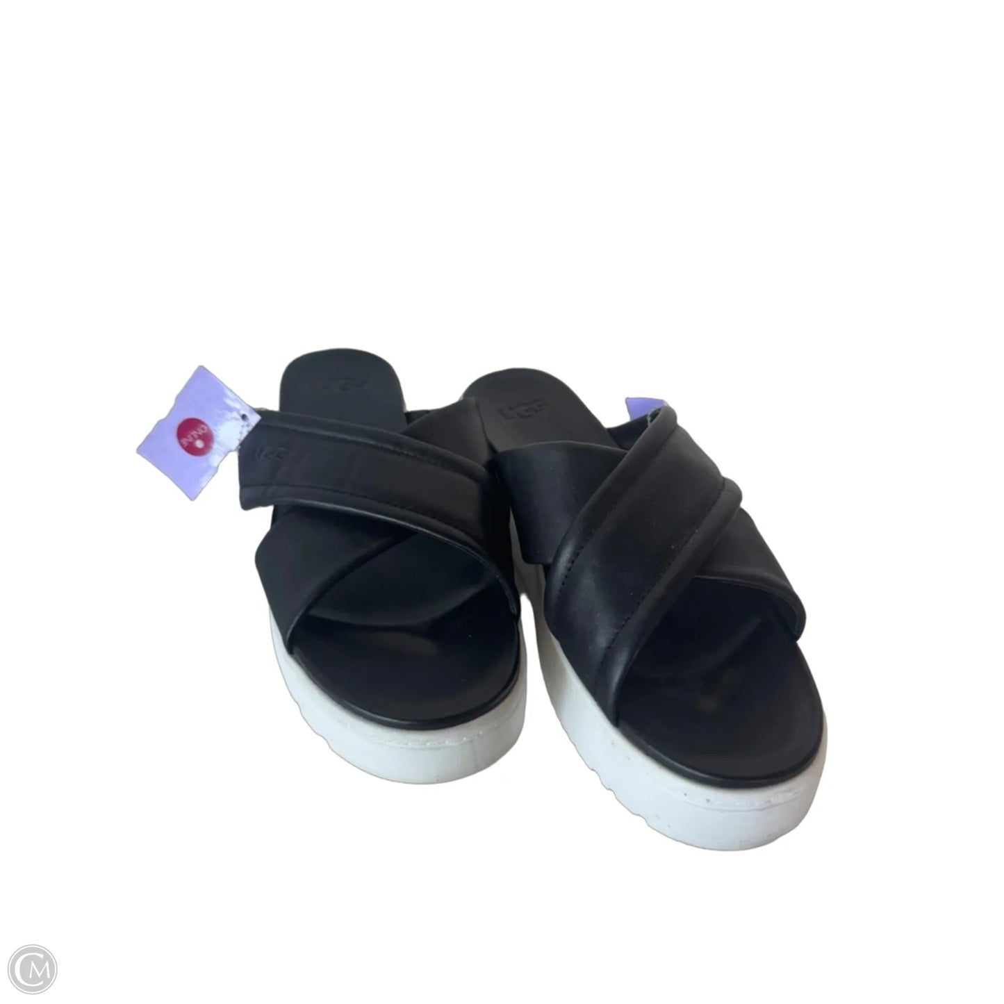 Sandals Designer By Ugg In Black, Size: 10