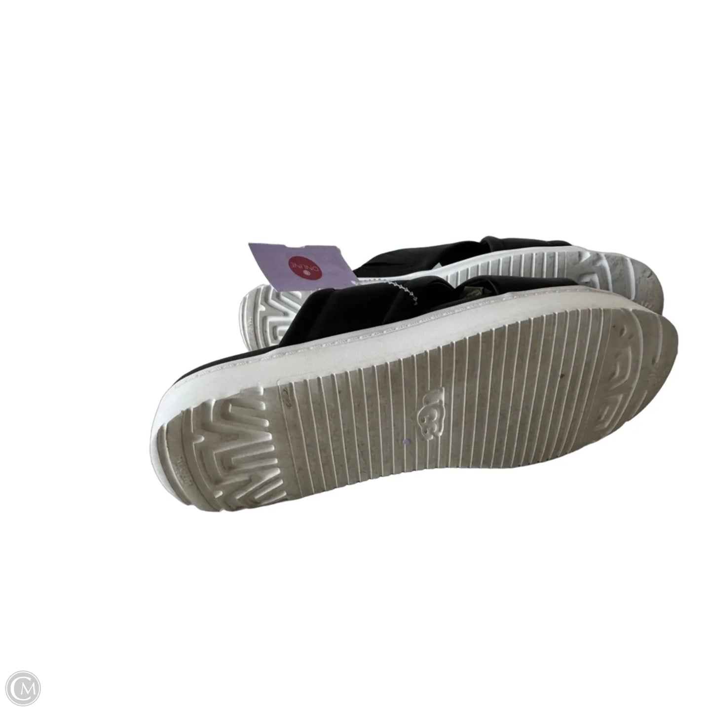 Sandals Designer By Ugg In Black, Size: 10