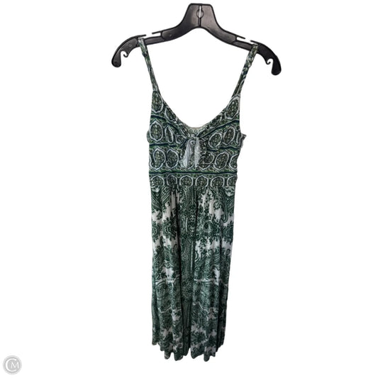 Dress Casual Maxi By Moulinette Soeurs In Green & White, Size: S