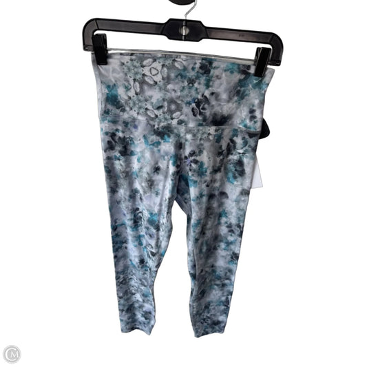 Athletic Leggings By Lululemon In Blue & Grey, Size: 6
