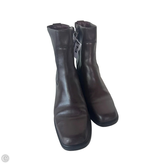 Boots Mid-calf Flats By Franco Sarto In Brown, Size: 8