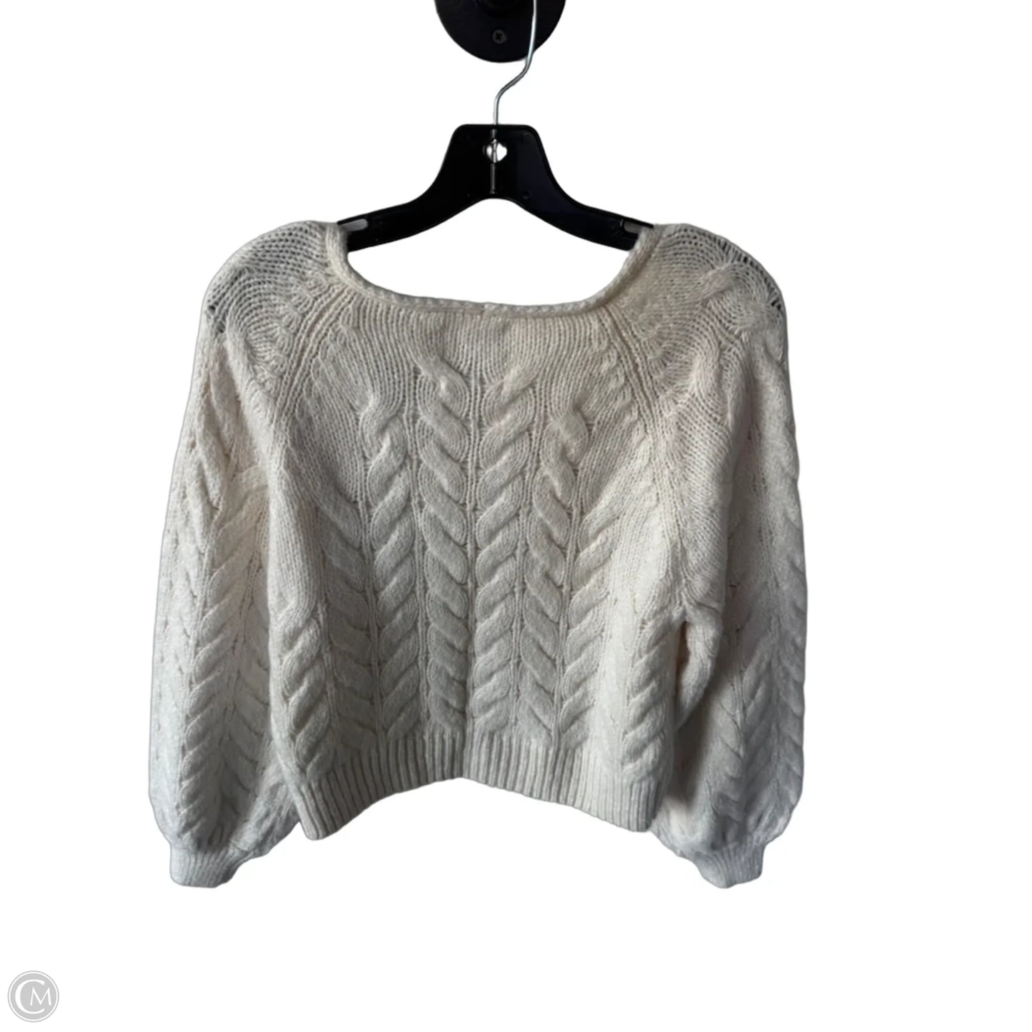 Sweater By Abercrombie And Fitch In Cream, Size: Xs