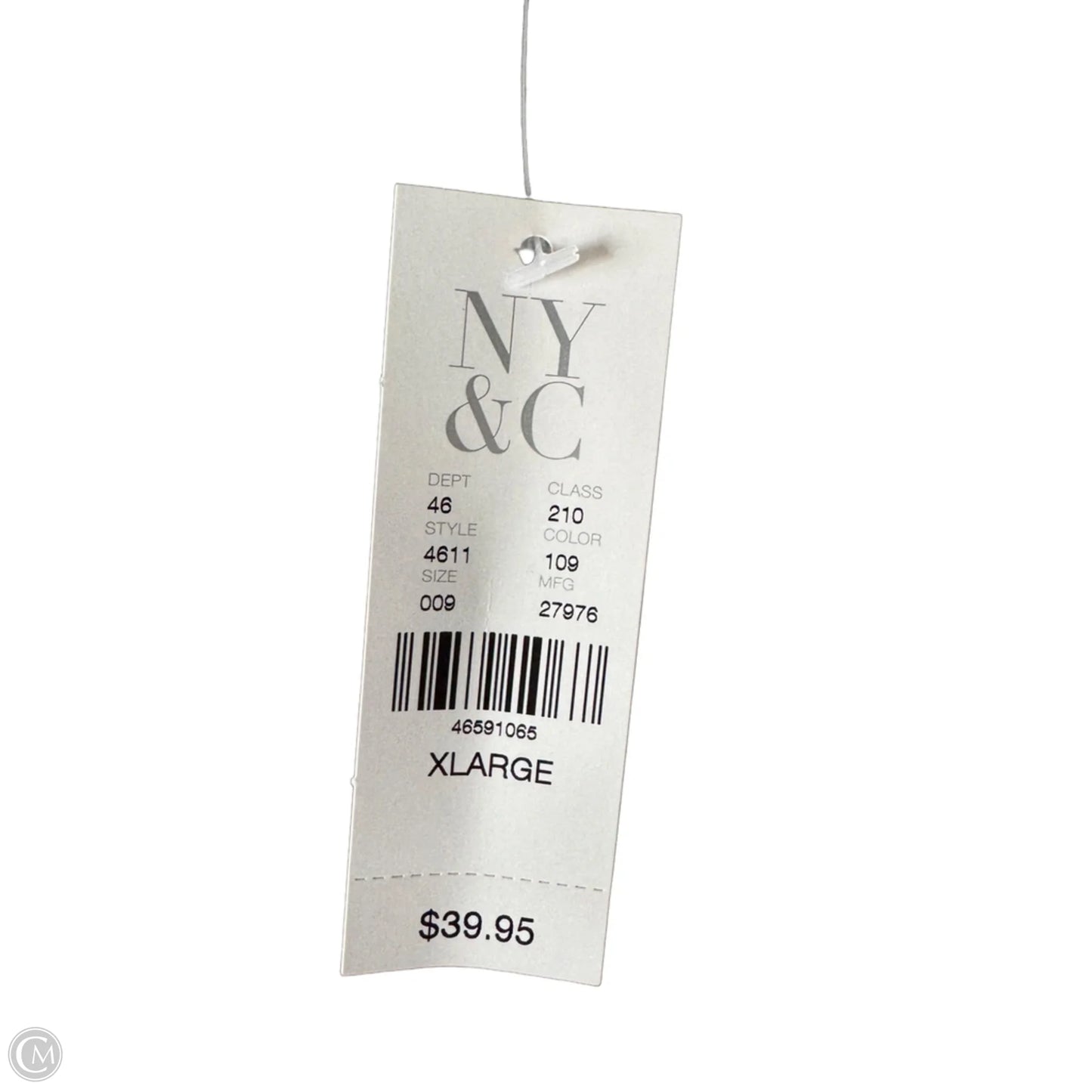 Sweater By New York And Co In Black & Grey, Size: Xl