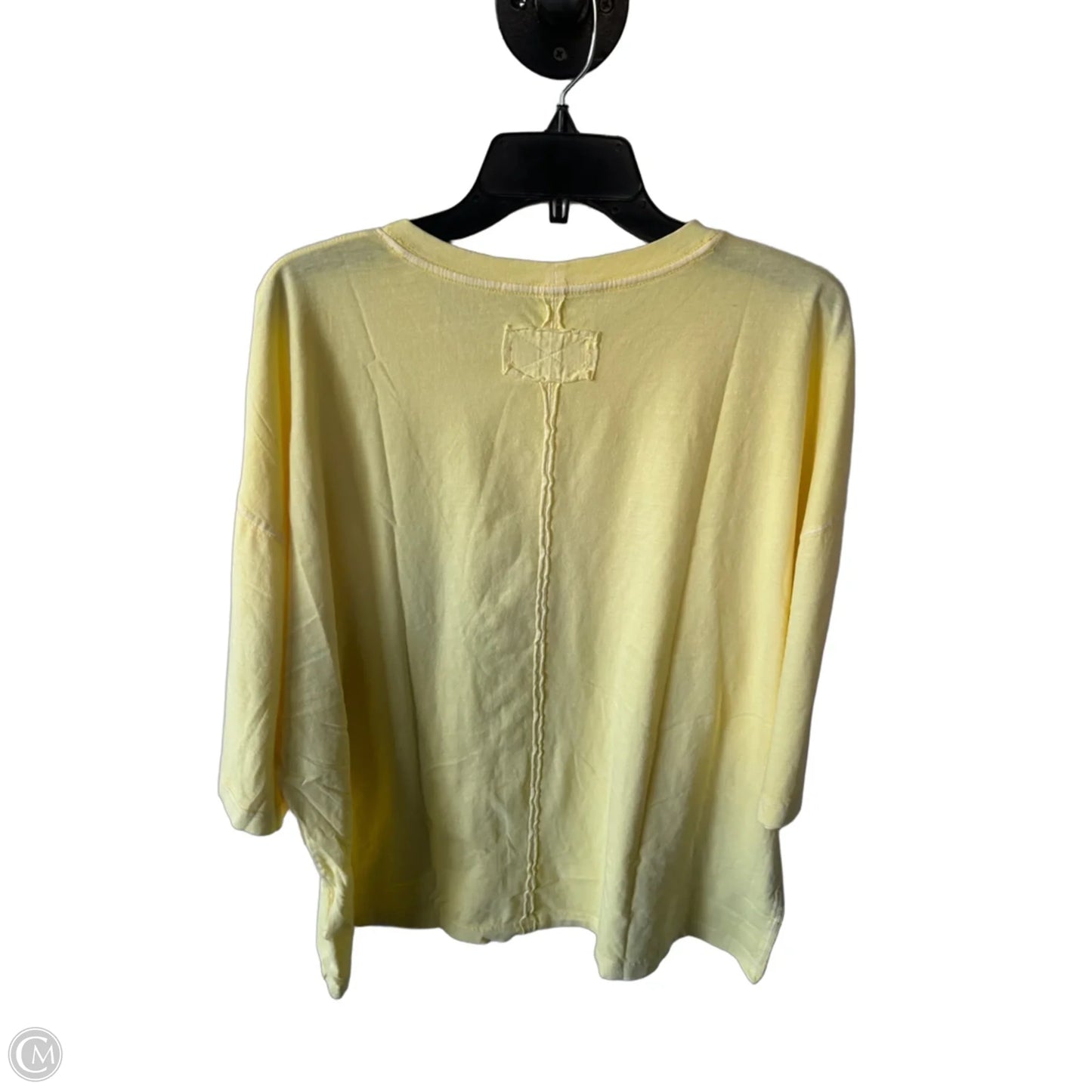 Top Short Sleeve By We The Free In Yellow, Size: Xl