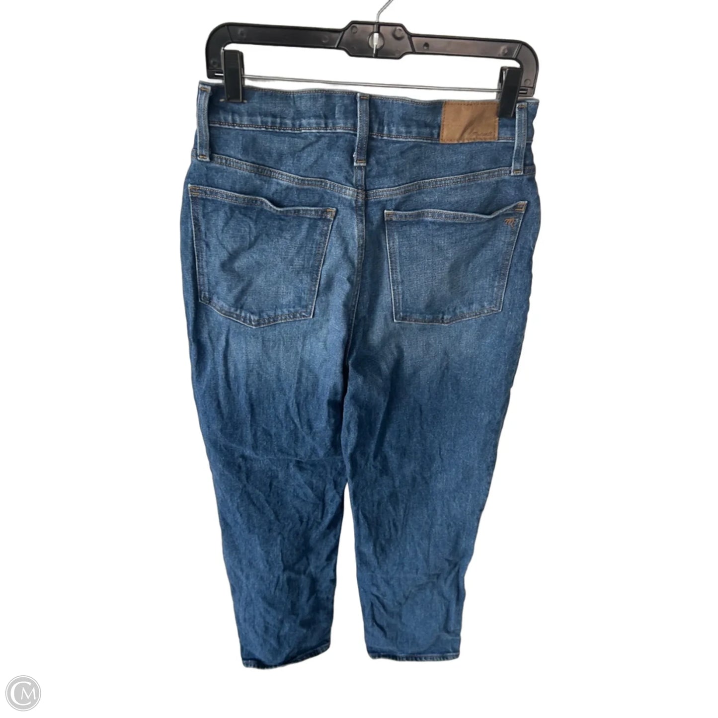 Jeans Straight By Madewell In Blue Denim, Size: 6