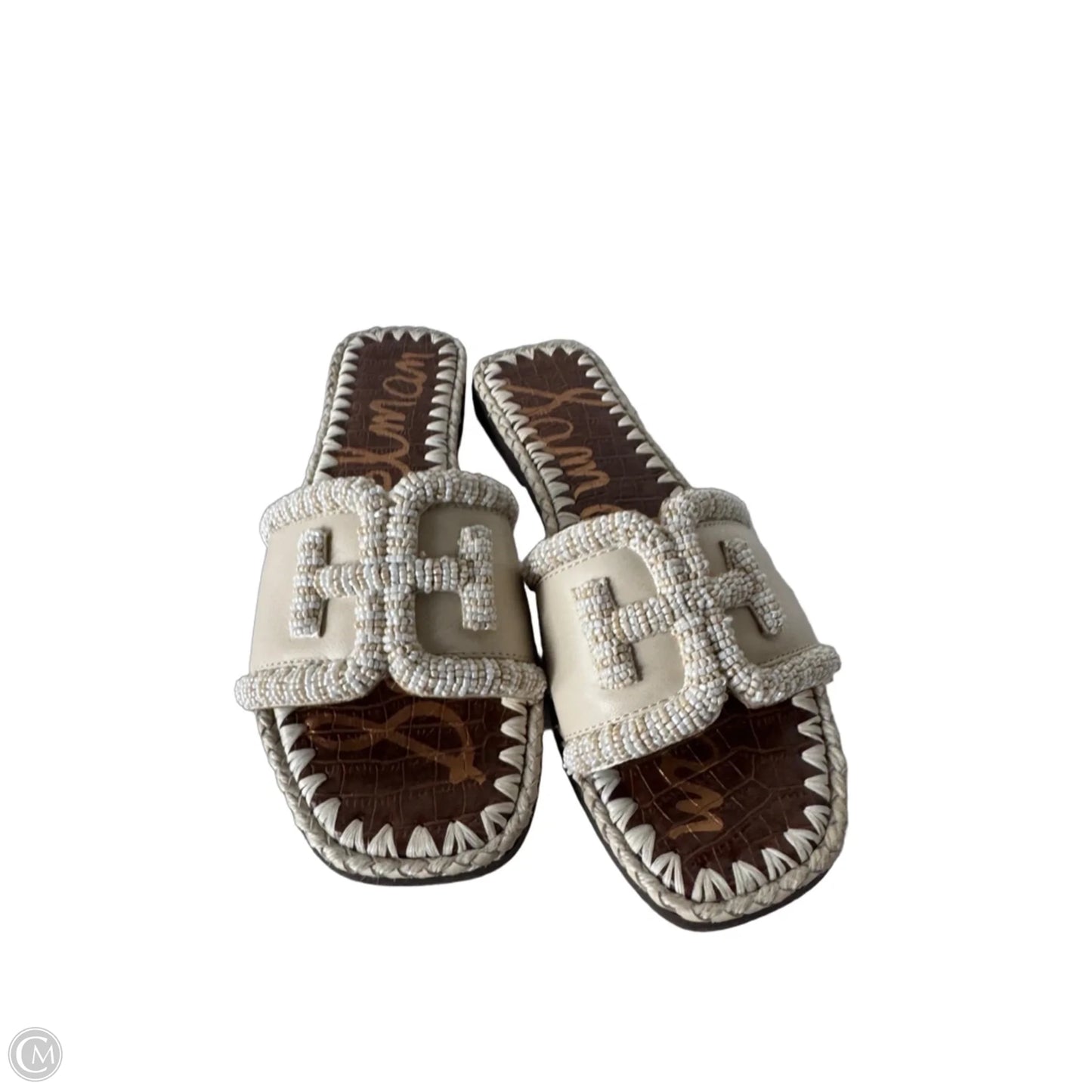 Sandals Flats By Sam Edelman In Cream, Size: 8.5