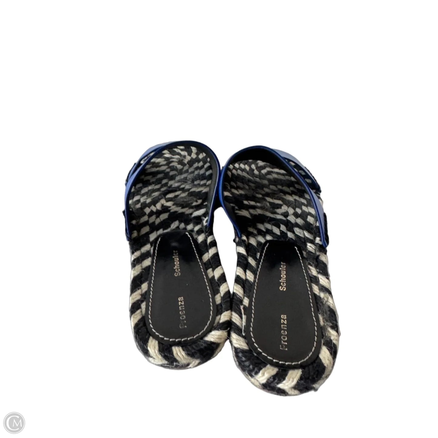 Sandals Luxury Designer By Proenza-schouler In Blue, Size: 9