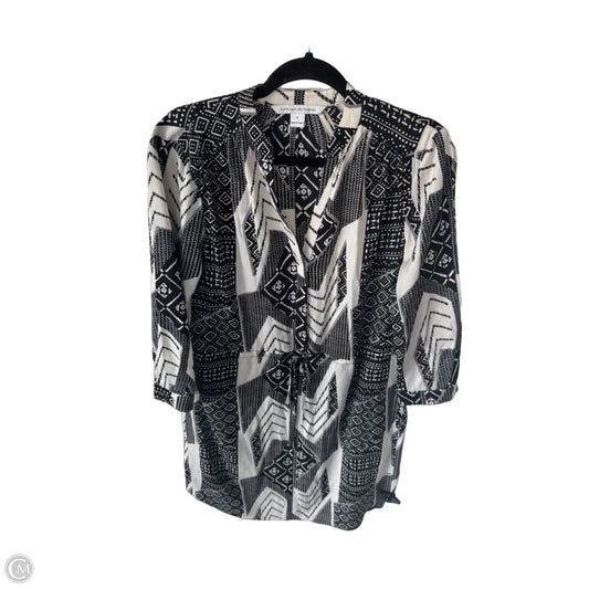 Dress Designer By Diane Von Furstenberg In Black & Cream, Size: S