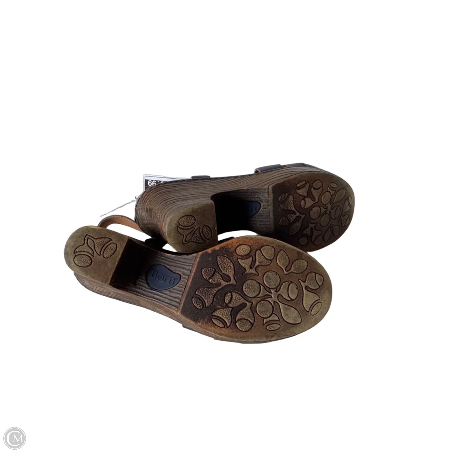 Sandals Heels Wedge By Born In Blue, Size: 8
