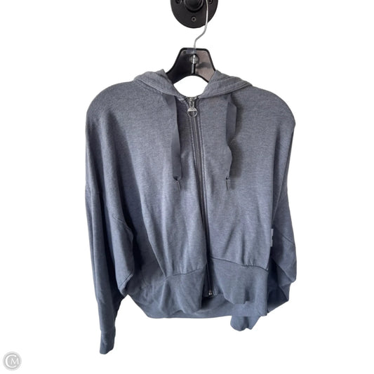 Athletic Sweatshirt Hoodie By Athleta In Grey, Size: L