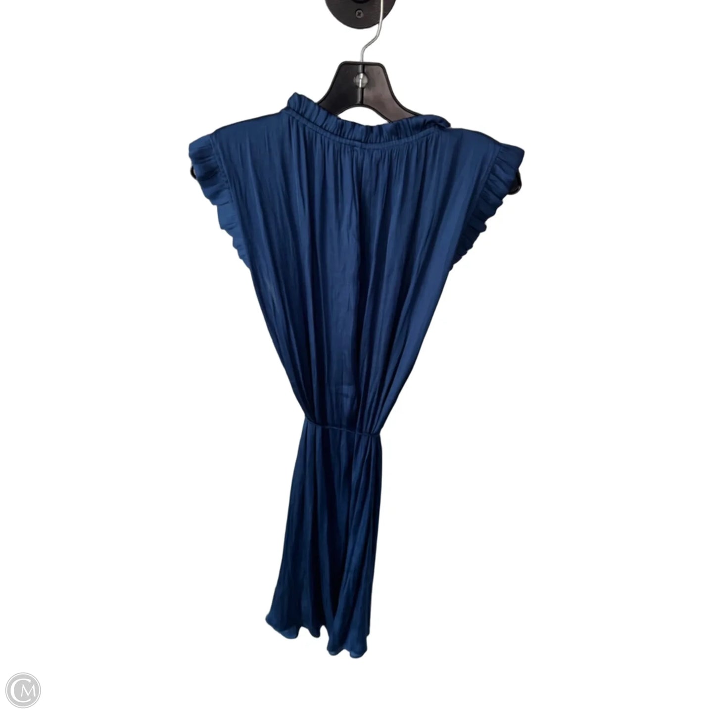 Dress Casual Midi By Banana Republic In Blue, Size: L