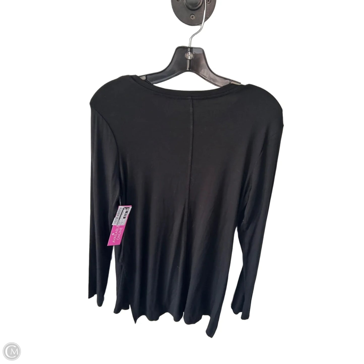 Athletic Top Long Sleeve Crewneck By Athleta In Black, Size: M