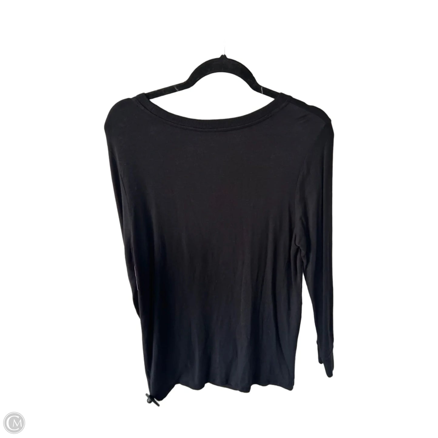 Athletic Top Long Sleeve Crewneck By Athleta In Black, Size: M