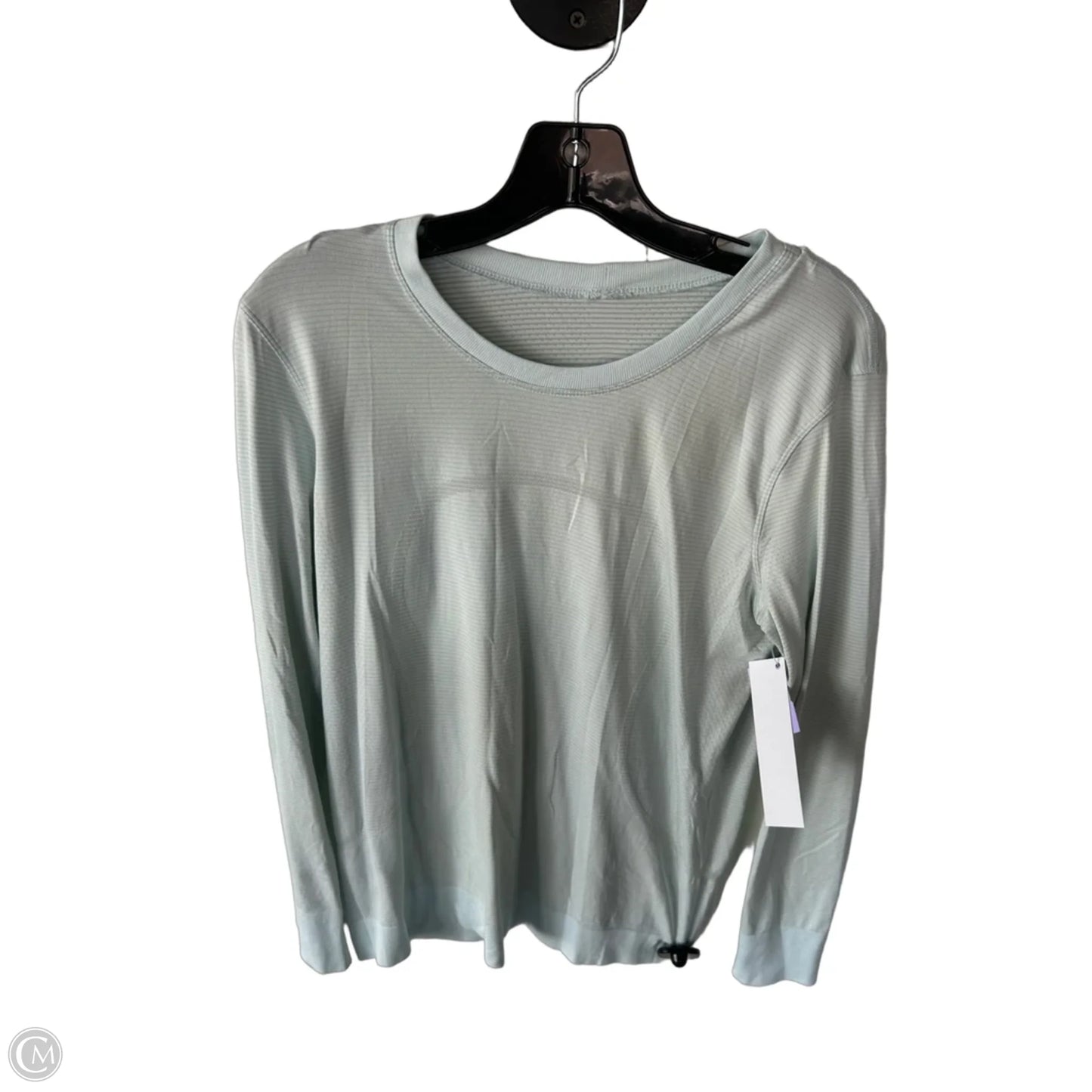 Athletic Top Long Sleeve Crewneck By Lululemon In Blue, Size: M