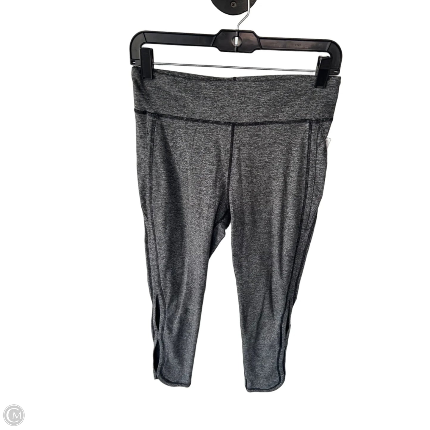 Athletic Leggings By Free People In Black & Grey, Size: 8