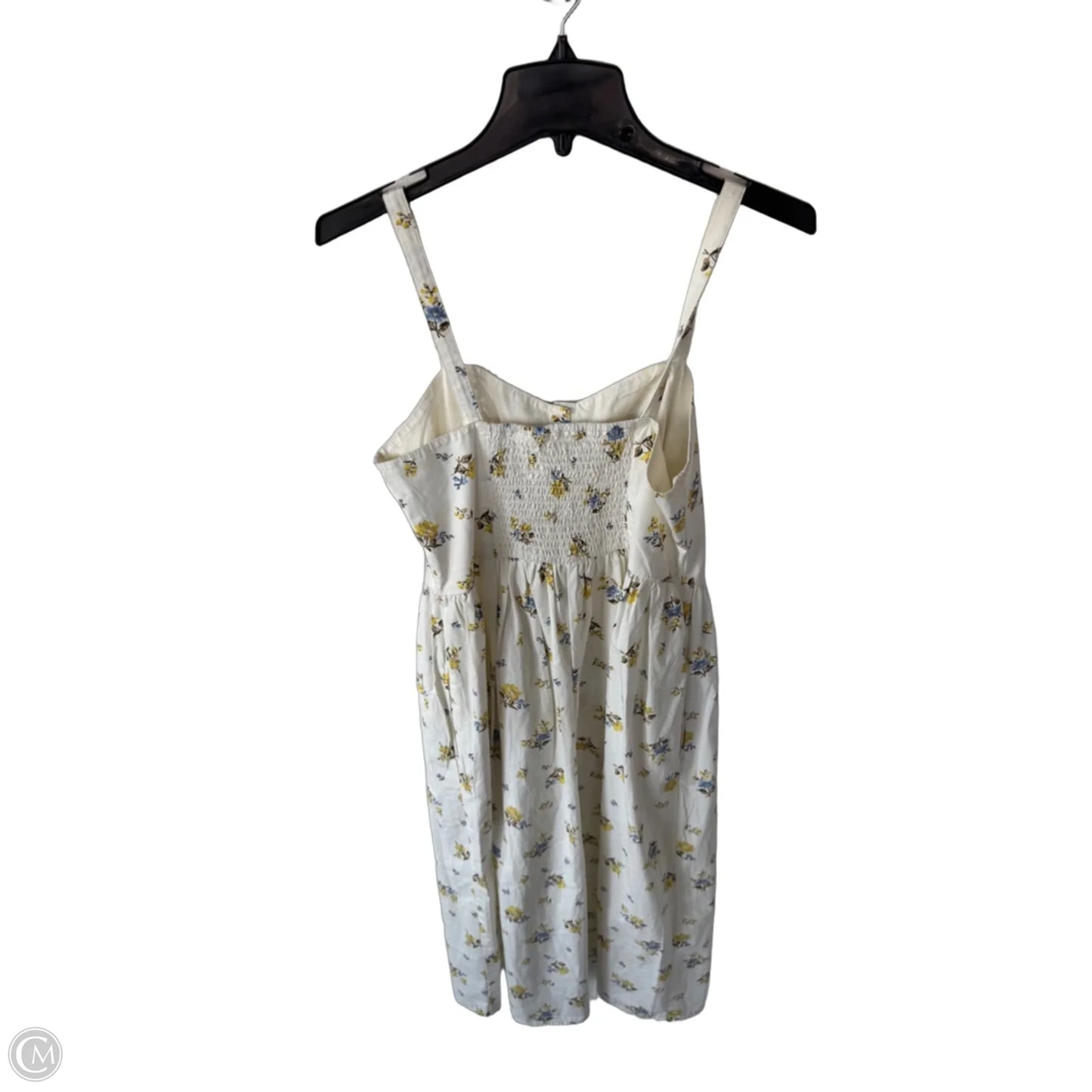 Dress Casual Midi By Levis In Cream & Yellow, Size: M