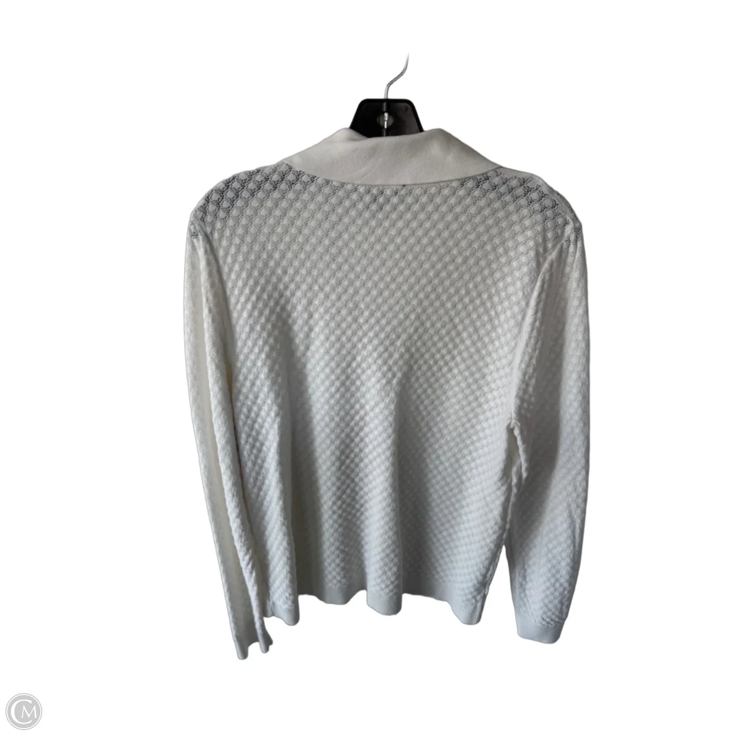 Sweater By Ann Taylor In White, Size: Xl