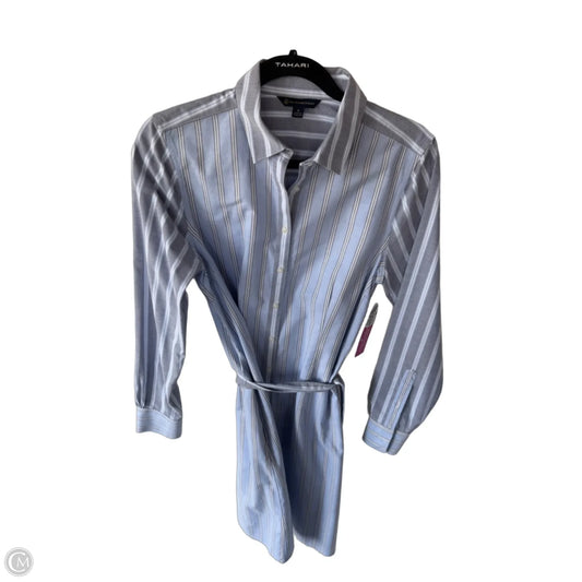 Dress Work By Brooks Brothers In Blue & White, Size: M