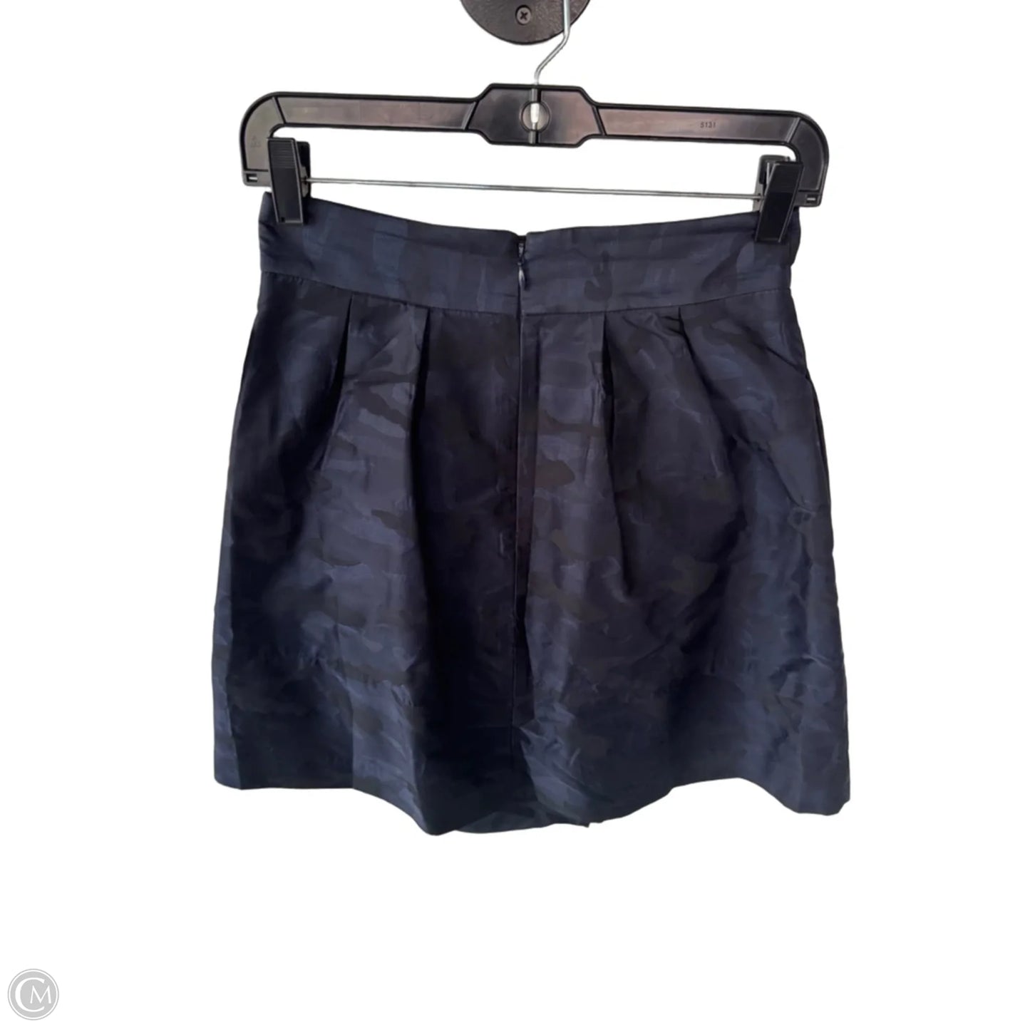 Skirt Mini & Short By Banana Republic In Black & Blue, Size: S