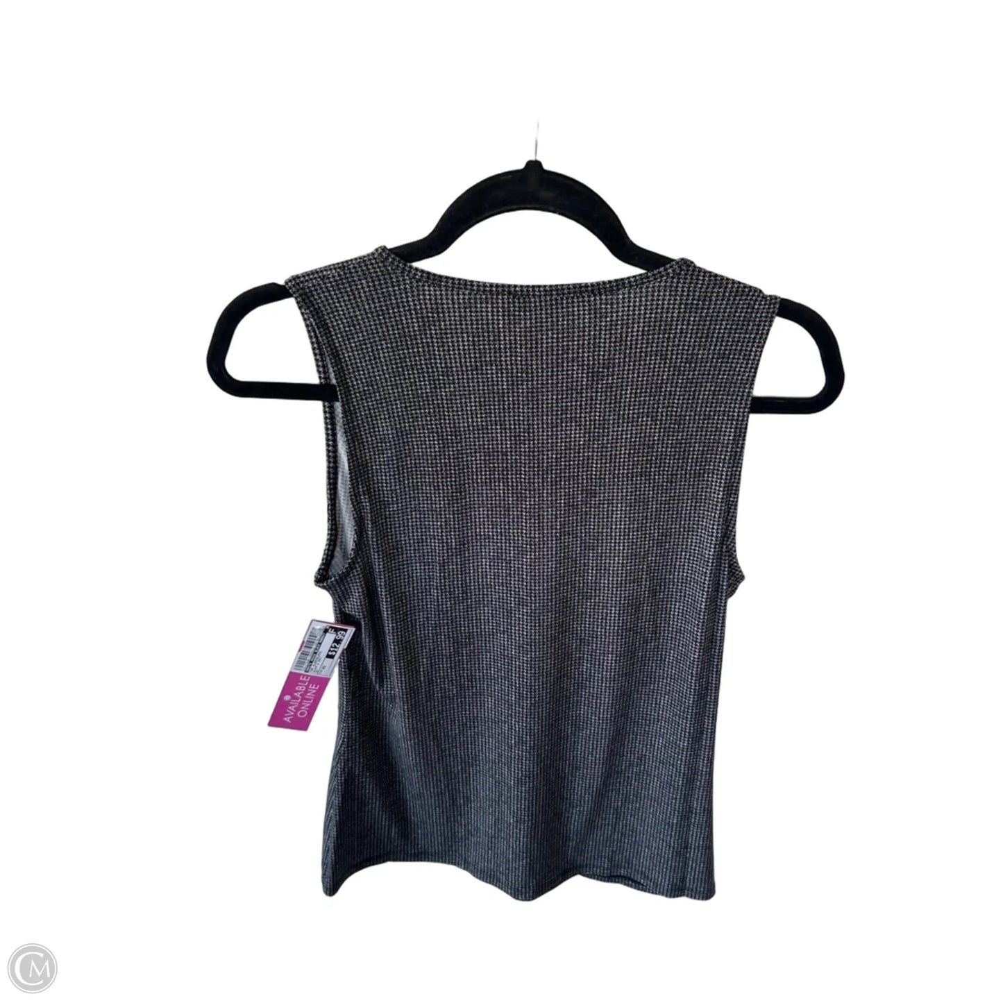 Top Sleeveless By White House Black Market In Black & Grey, Size: Xs