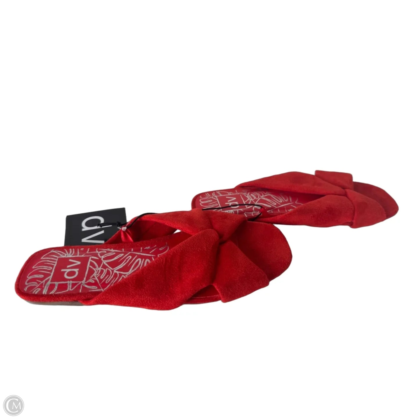 Sandals Flats By Dv In Red, Size: 7