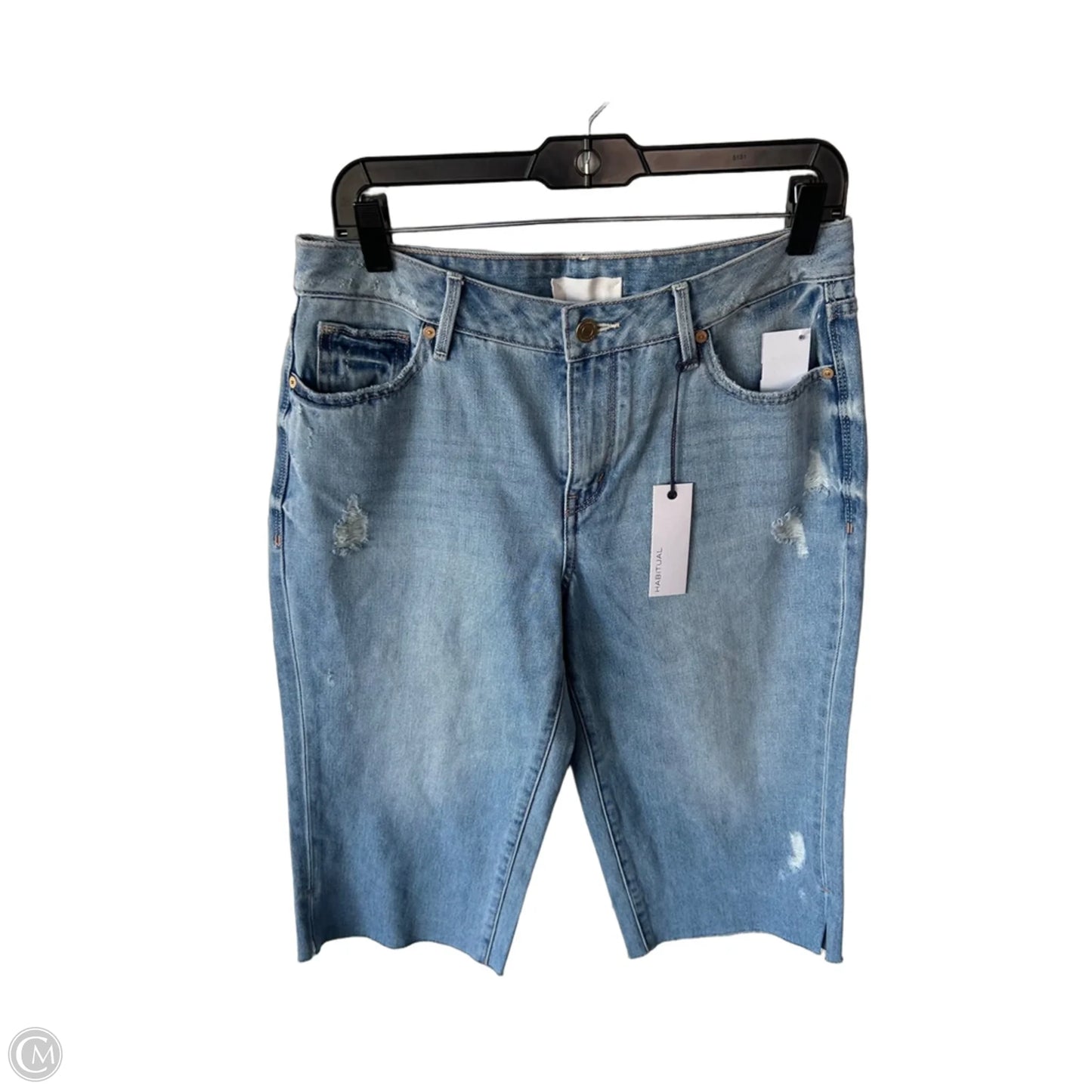 Jeans Cropped By Habitual In Blue Denim, Size: 6