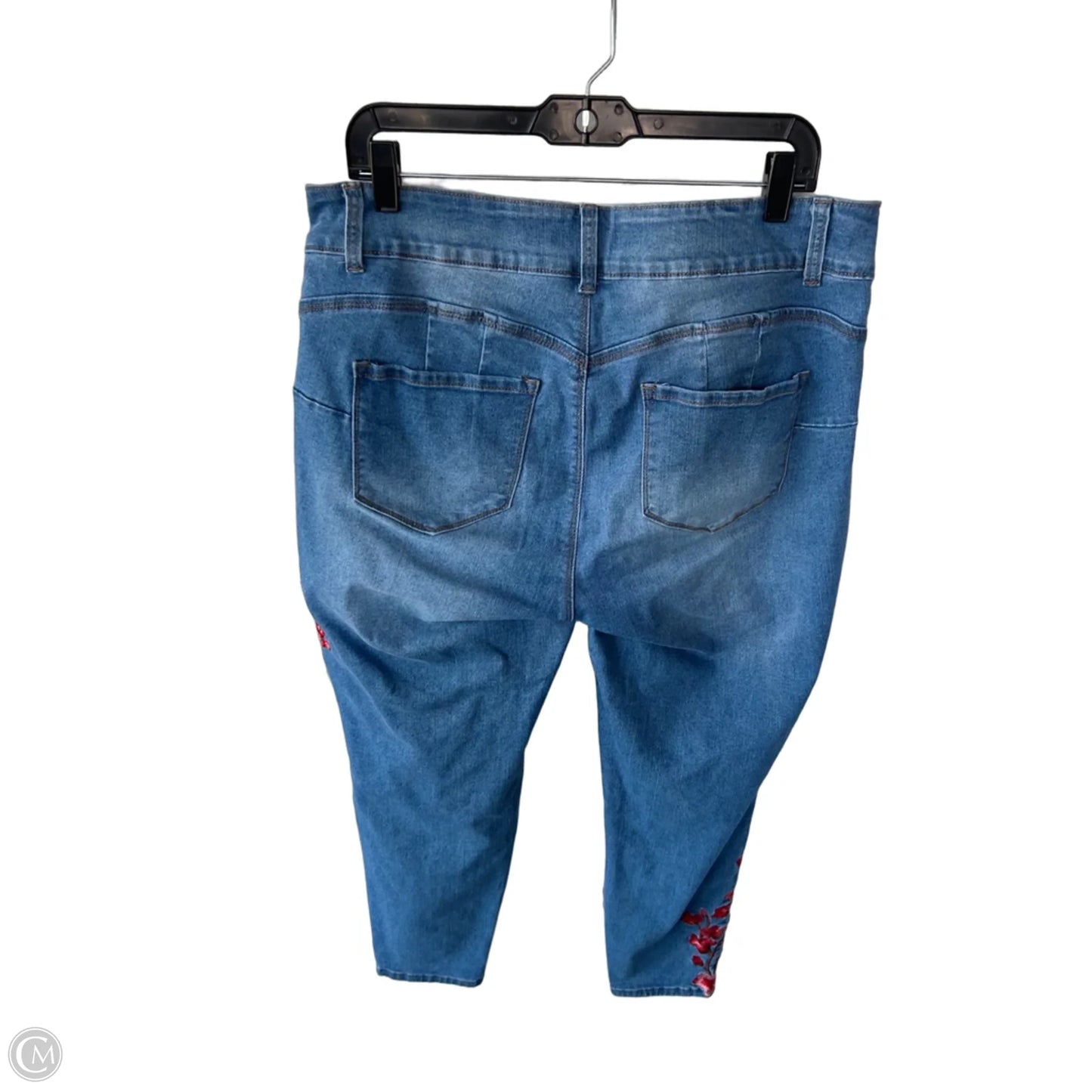 Jeans Jeggings By Clothes Mentor In Blue Denim, Size: 16