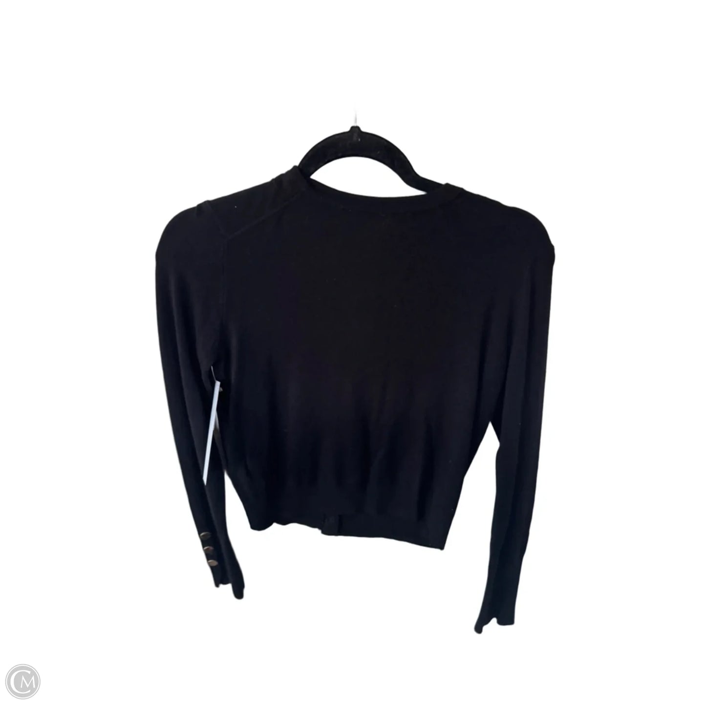 Sweater Cardigan By Zara In Black, Size: S
