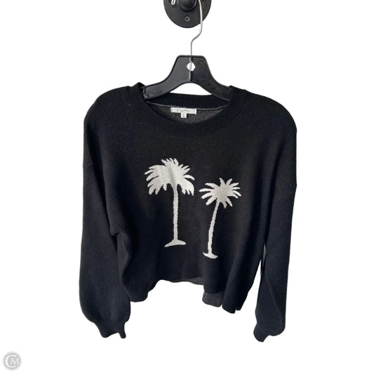Sweater By Z Supply In Black & Cream, Size: S
