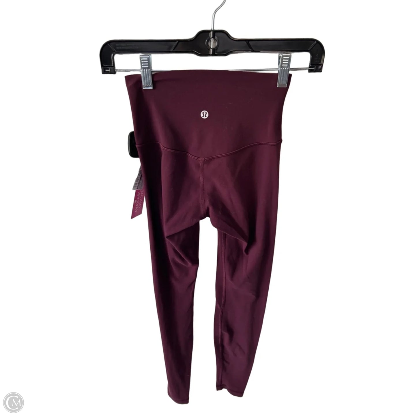 Athletic Leggings By Lululemon In Maroon, Size: 2