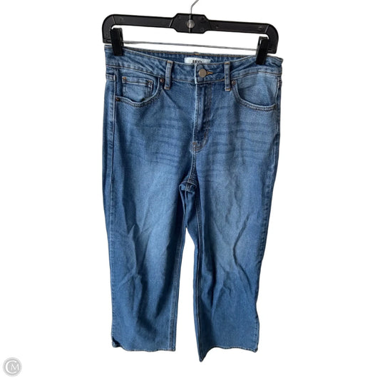 Jeans Wide Leg By Just Black In Blue Denim, Size: 4