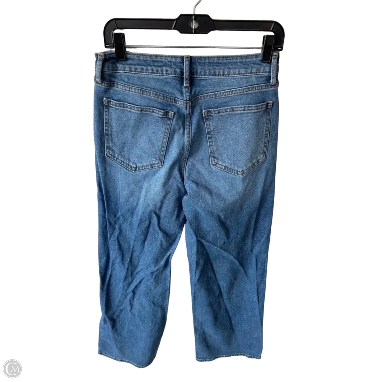Jeans Wide Leg By Just Black In Blue Denim, Size: 4