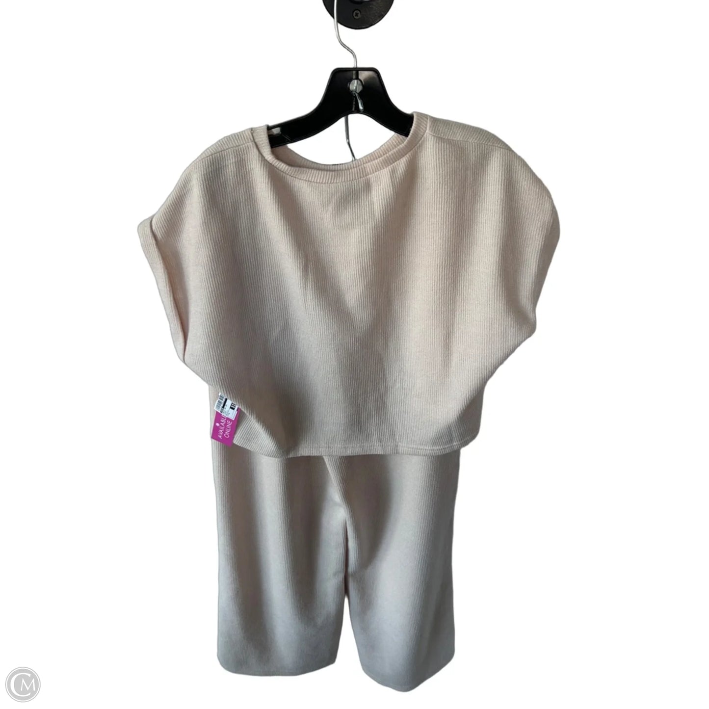 Pants Set 2pc By Shein In Cream, Size: M
