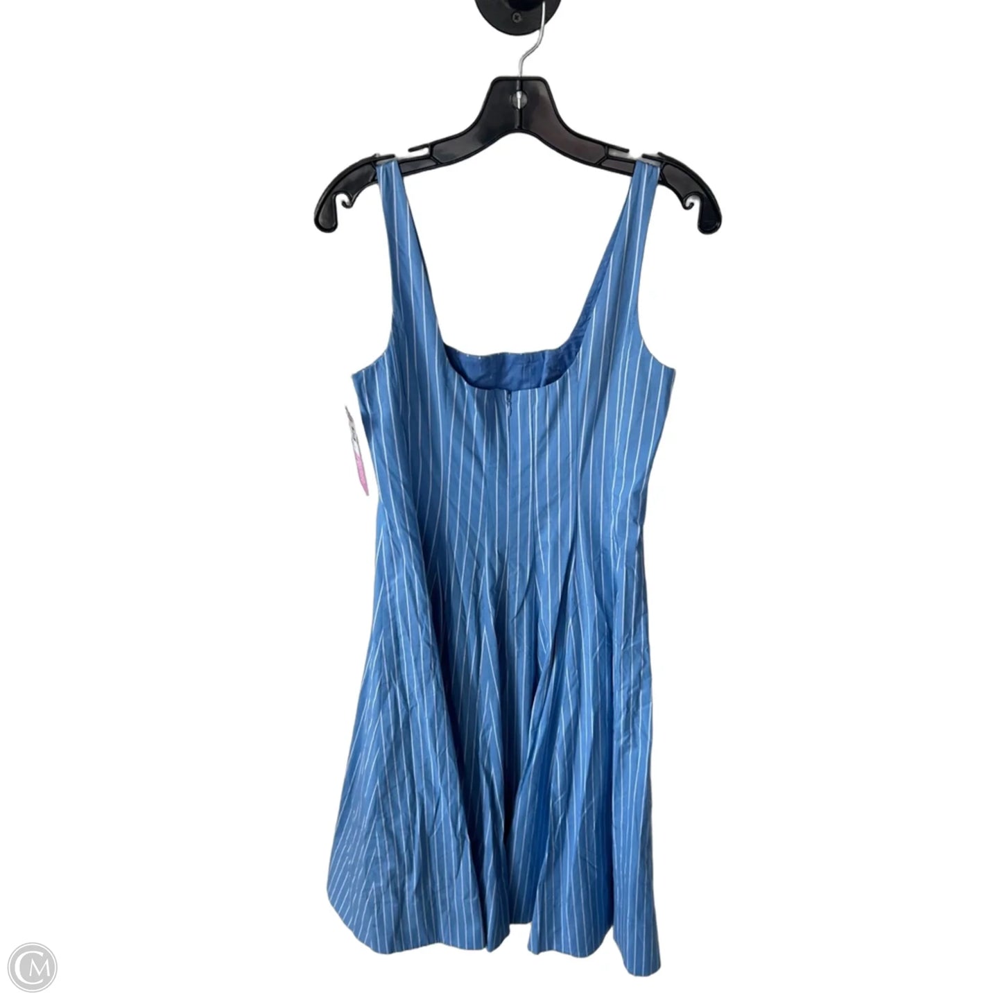Dress Casual Midi By Clothes Mentor In Blue & White, Size: M