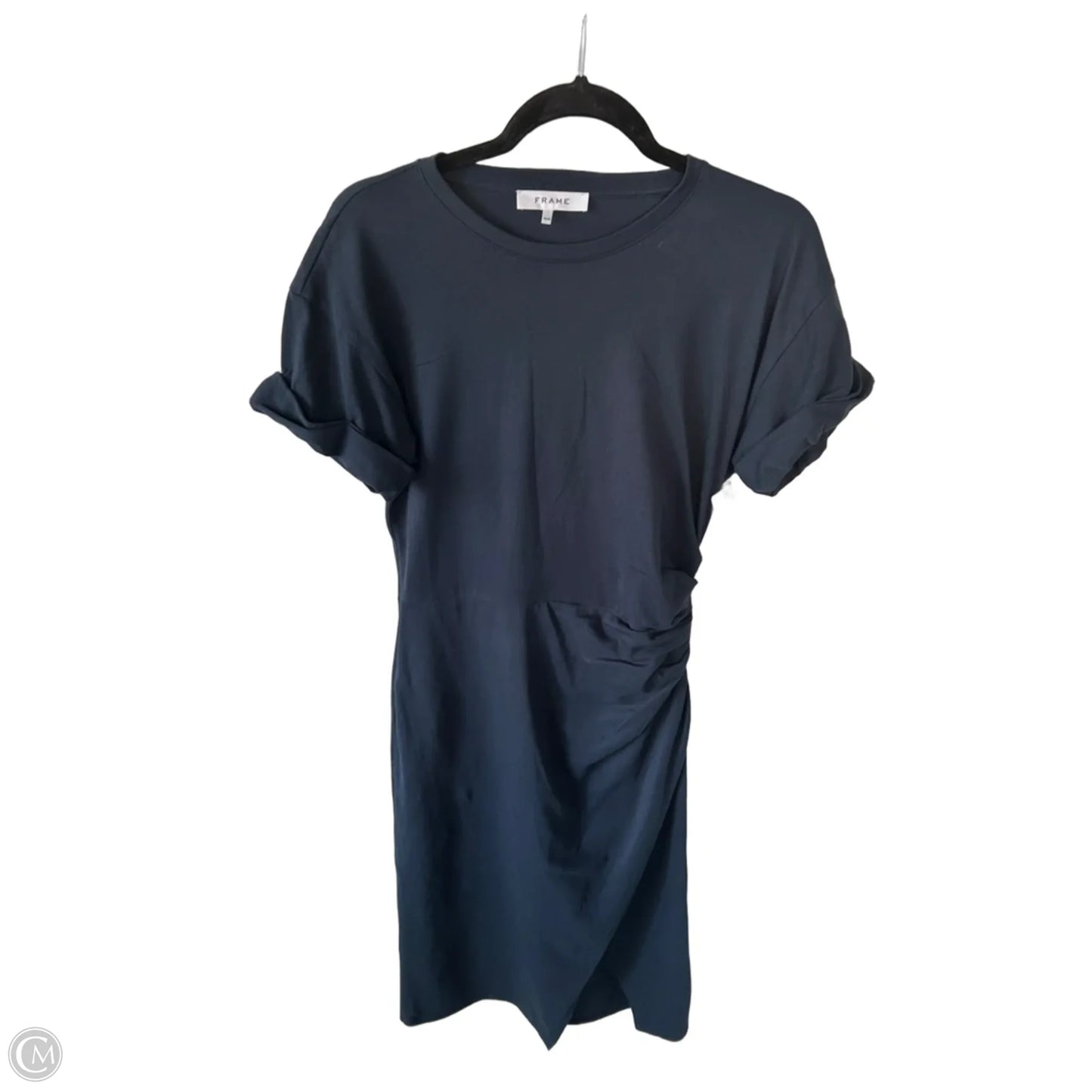 Dress Casual Midi By Frame In Blue, Size: M